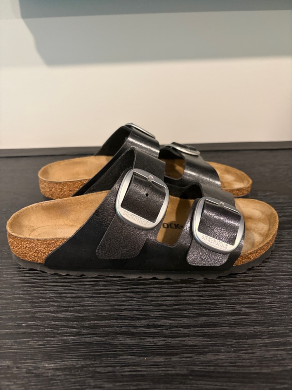 Birkenstock Black Arizona Big Buckle